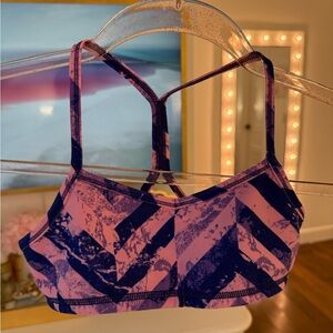 Ivivva Girls Pink and Purple Sports Bra